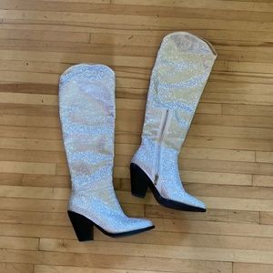 Rhinestone boots